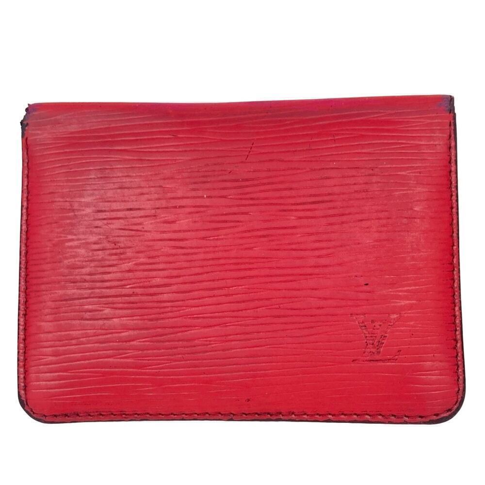 LOUIS VUITTON Epi Leather Card Holder